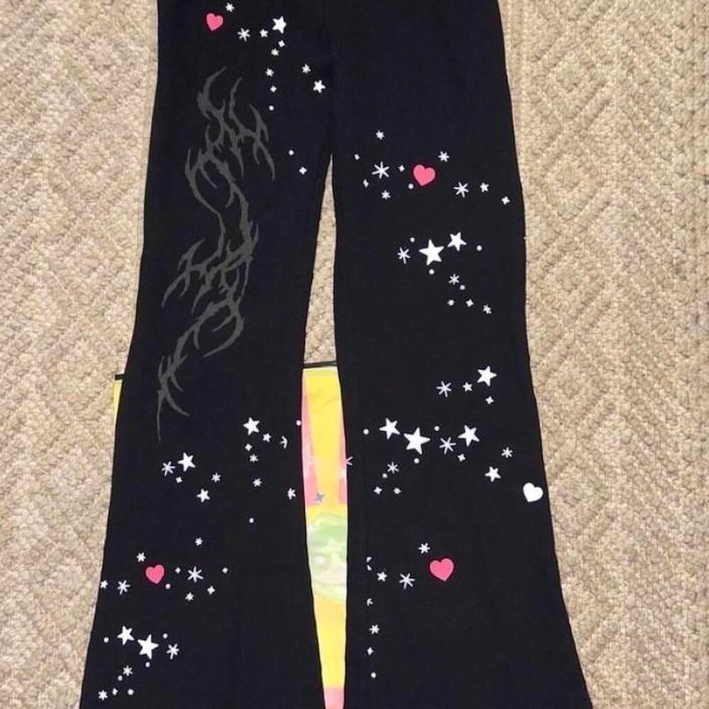 Civilregime x Powerpuff Girls Waffle Thermal Flared Leggings Size XS NWT